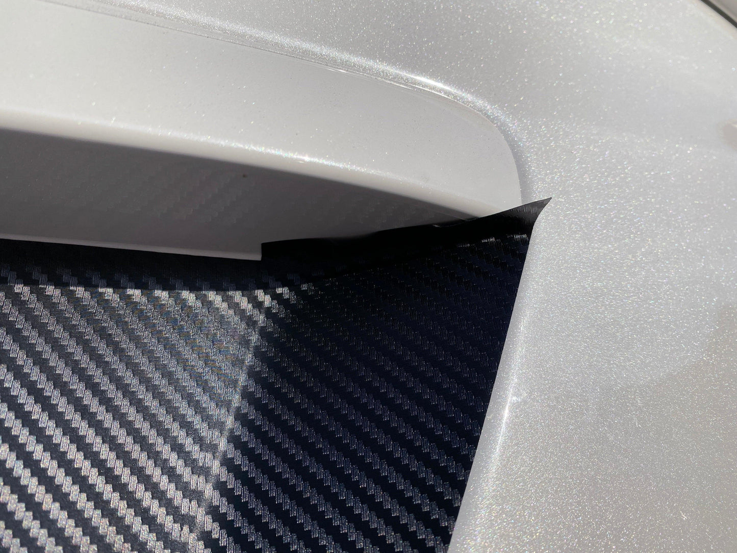 V1 3D Carbon License Plate Panel Black Out Overlays - 2015-2020 Subaru WRX / STI - 15WRXLPOL3DBK- DRIVEN - 20