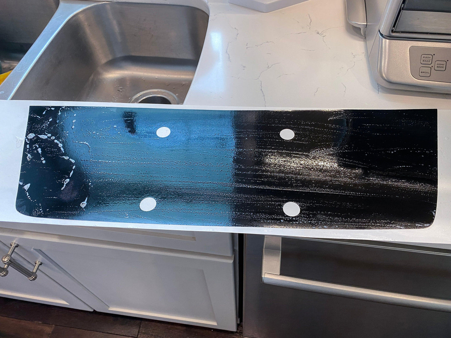 V2 License Plate Panel Black Out Overlay - 2015-2020 Subaru WRX / STI - 15WRXLPOL3DV2-15WRXLPOLGBV2-15WRXLPOLMBV2- DRIVEN - 6