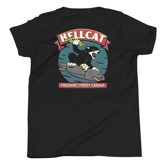 Hellcat Bomber Youth Short Sleeve T-Shirt - 1697176_9430-1697176_9431-1697176_9432-1697176_9433- DRIVEN - 2