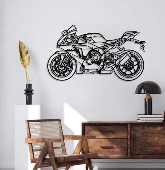 2024 YZF-R1 Metal Motorcycle Wall Art - MT1424 - MT1424B69L-MT1424B80L-MT1424B99L-MT1424B115L-MT1424B140L- DRIVEN - 2