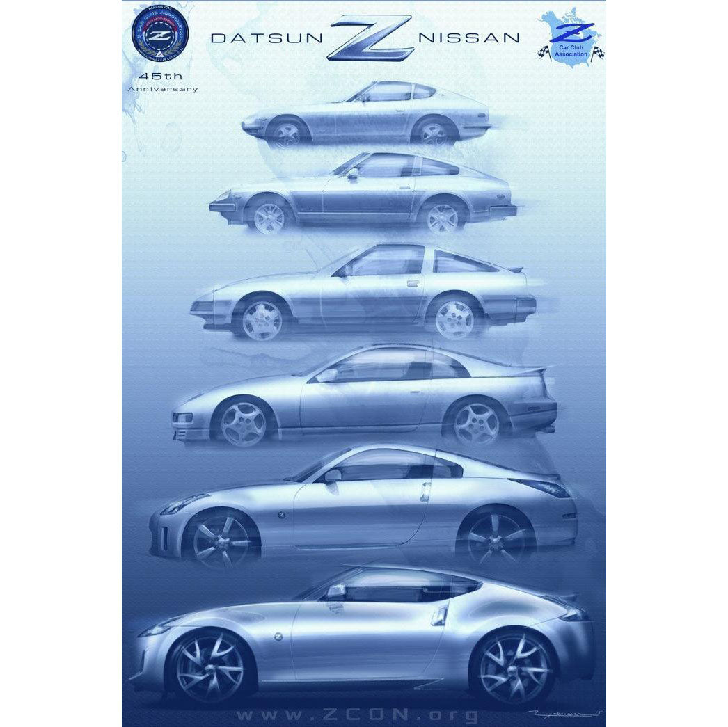 ZCON 2015 "Z Generations" Poster for the 35th Anniversary of the Z event, 24" x 36" Size - ZSD-187322- DRIVEN - 1