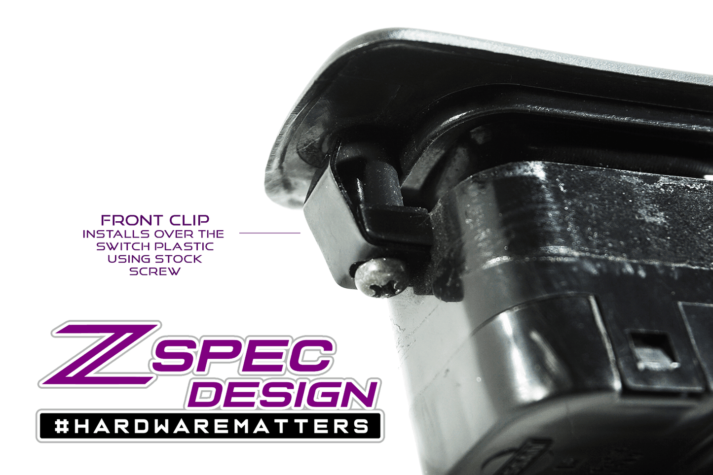 ZSPEC Z32 300zx Passenger-Side Window Switch Finisher Bezel Front Clip - ZSD-575020- DRIVEN - 2