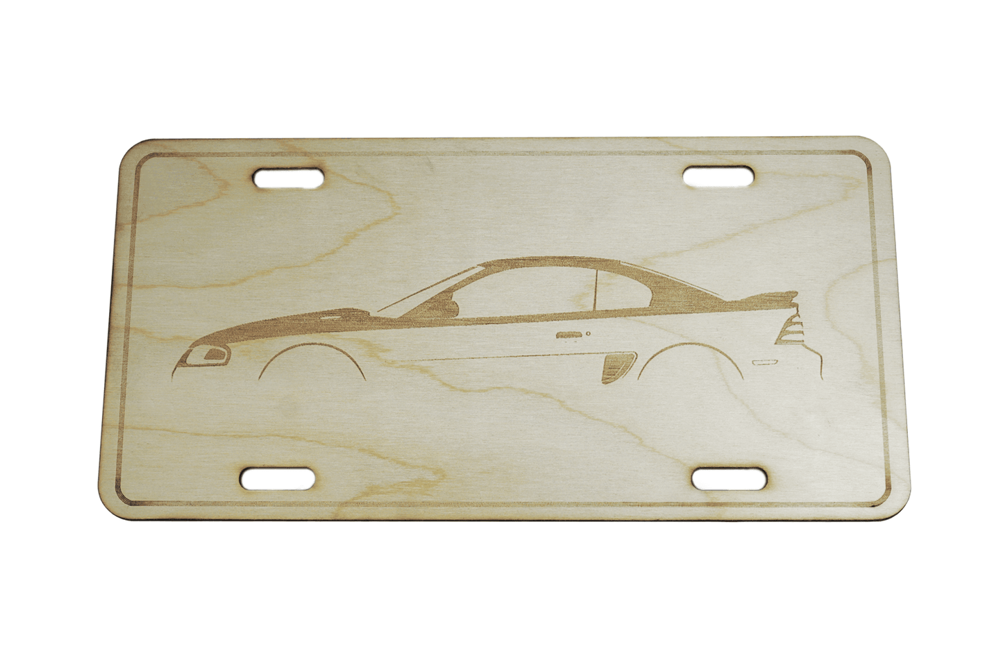 ZSPEC Ford Mustang SN95 License Plate, Birch, Ornament for Office, Garage or Man-Cave - ZSD-188732- DRIVEN - 1