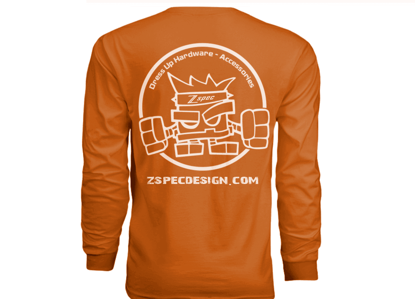 ZSPEC Long-Sleeve Cotton T-Shirt, Burnt Orange - ZSD-392115-ZSD-392122-ZSD-392139-ZSD-392146- DRIVEN - 4