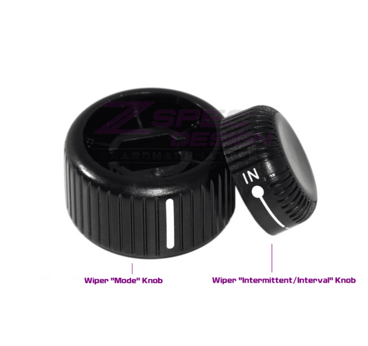 ZSPEC LHD Wiper Control Knobs for '90+ Nissan 300zx Z32, Mode & Interval Knobs - ZSD-002175- DRIVEN - 2