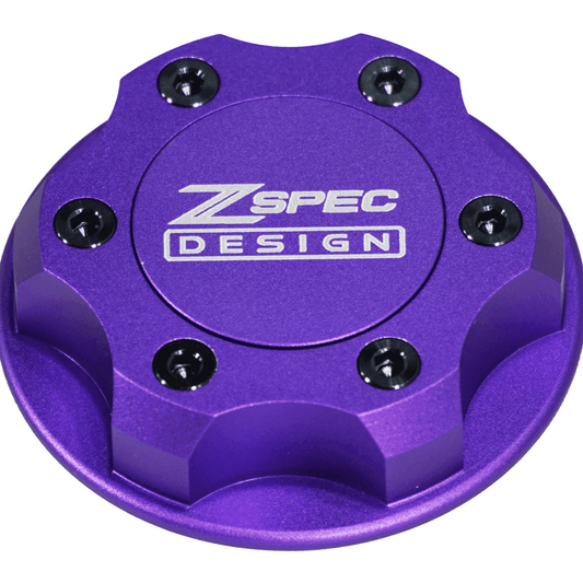 ZSPEC Billet Oil Filler Cap for Nissan/Infiniti/Datsun, Purple Cap w/ Titanium Accents - ZSD-386961-ZSD-386978-ZSD-386985-ZSD-386992-ZSD-387005- DRIVEN - 2