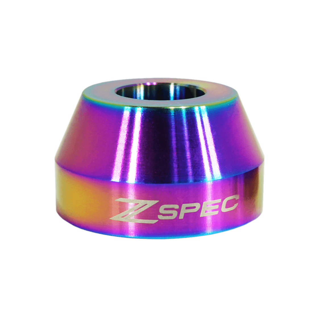 ZSPEC Shift Boot Knob Finisher, Burned Grade-5 Titanium, 20mm Tall, - ZSD-582110- DRIVEN - 1