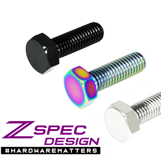 ZSPEC M8-1.25x25mm Hex-Bolt/Fastener, Titanium Grade-5, Per Each - ZSD-562884-ZSD-562891-ZSD-562907- DRIVEN - 2