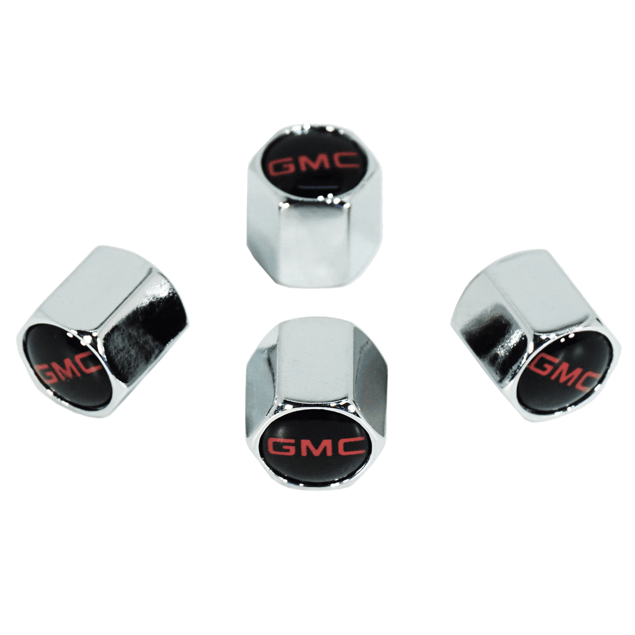 Chrome Valve Stem Tire Caps, Style: GMC - ZSD-009068- DRIVEN - 1