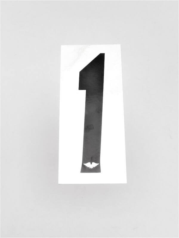 FA Kart | Number Sticker Kr - K15MIZDF0848T- DRIVEN - 1