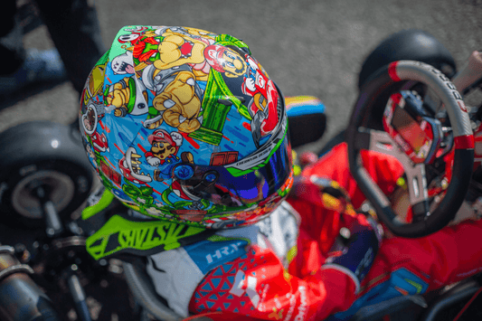 The Story Behind the Shield: What a Karting Driver Helmet Reveals About Their Journey