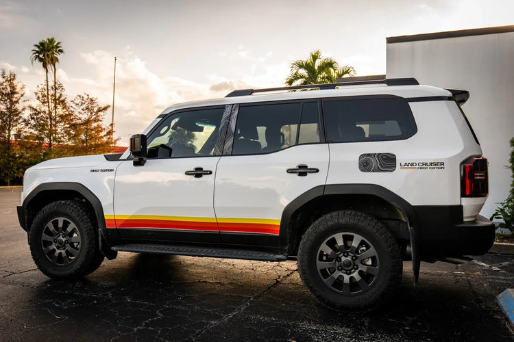 LAND CRUSISER  WITH MOD STICKERS