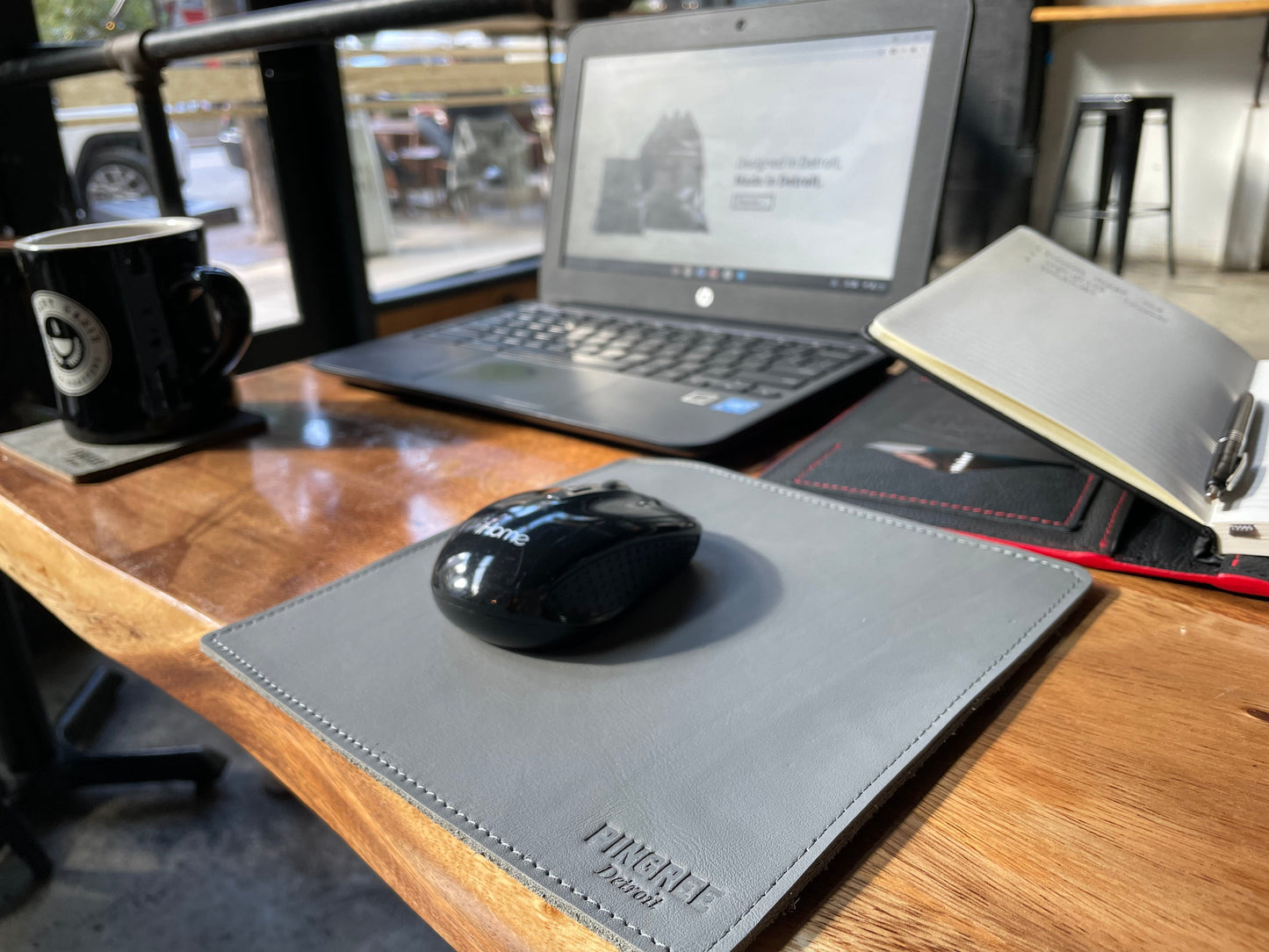 Motor City Leather Pad – Mouse Pad & Tray Insert - sku-39490206924865-sku-39490206957633-sku-39490206990401-sku-42229562605633-sku-42229562638401-  DRIVEN - 9