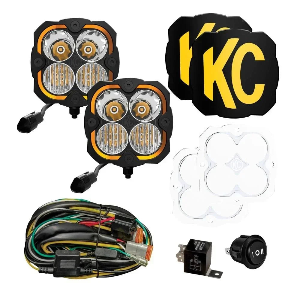 KC HiLiTES / Baja Designs A-Pillar Ditch Light Kit - 2024+ Land Cruiser - KCL4RUNNER-1-KCL4RUNNER-3-KCL4RUNNER-4-KCL4RUNNER-6-baj557801+catuned-  DRIVEN - 8