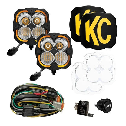 KC HiLiTES / Baja Designs A-Pillar Ditch Light Kit - 2024+ Land Cruiser - KCL4RUNNER-1-KCL4RUNNER-3-KCL4RUNNER-4-KCL4RUNNER-6-baj557801+catuned-  DRIVEN - 8