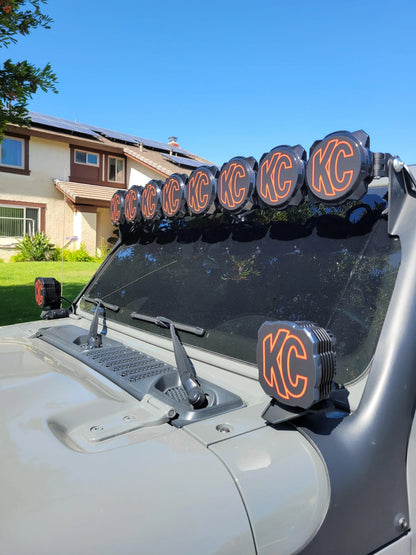 KC HiLITES Flex Era 4 Light Cover Overlays - Universal - KCERA4-RET5-KCERA4-HER-KCERA4-OUC-KCERA4-OUC.OL-KCERA4-A51-  DRIVEN - 3