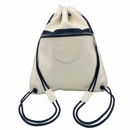 Detroit Drawstring Backpack in Leather ( Made to Order) - DRW009B-DRW009B-sku-40872560459841-sku-40872560427073-DRW009B-  DRIVEN - 2