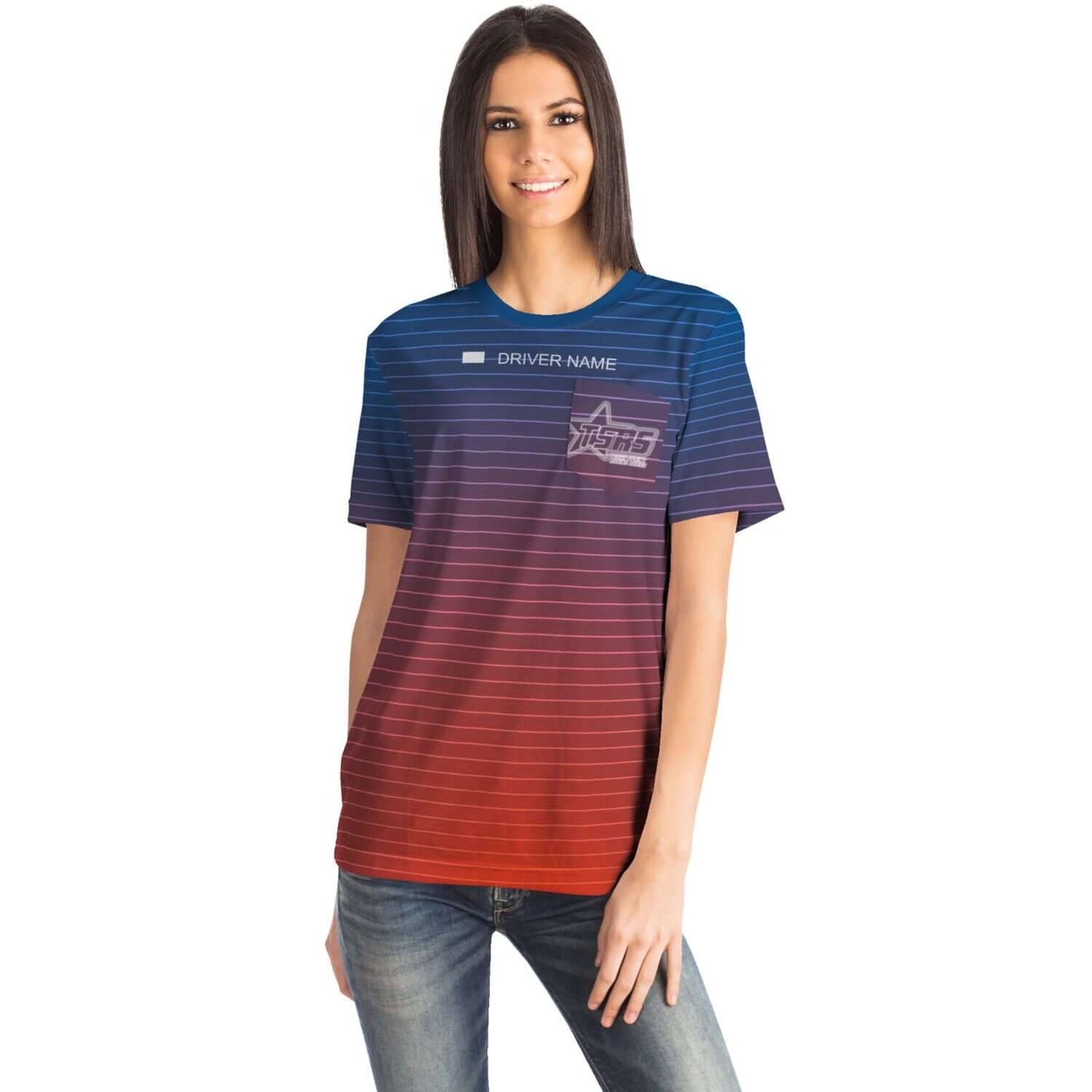 DRIVEN | TSRS '24 | T-Shirt with Pocket - Adult - Red/Blue