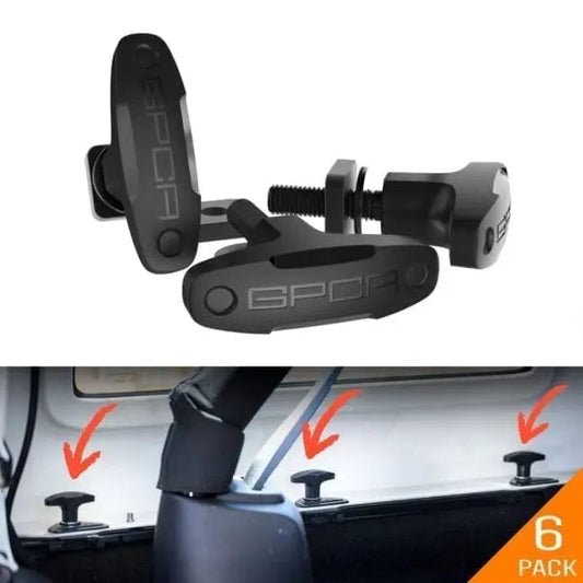 Jeep Wrangler Tie-Down Anchor PRO — Versatile Quick-Release - JL-QR-PRO-6-JL-QRPRO6-TDR2-FLATSCREW2-JL-QRPRO6-TDP6-JLQRTDR-JK-QR-PRO-6-  DRIVEN - 1