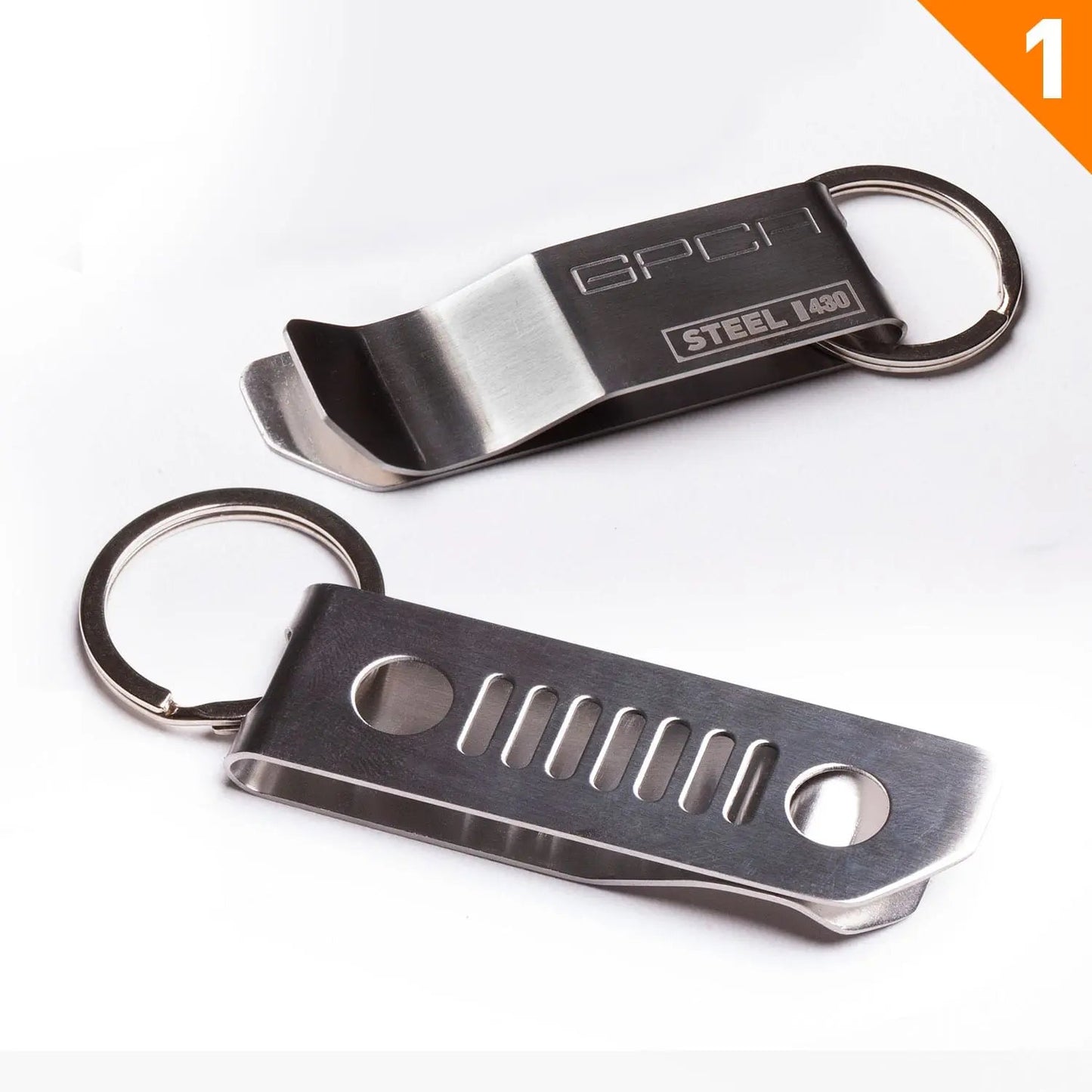 GP Money-clip Keychain - MC-BLK-MC-SS-MC-Ti-  DRIVEN - 16
