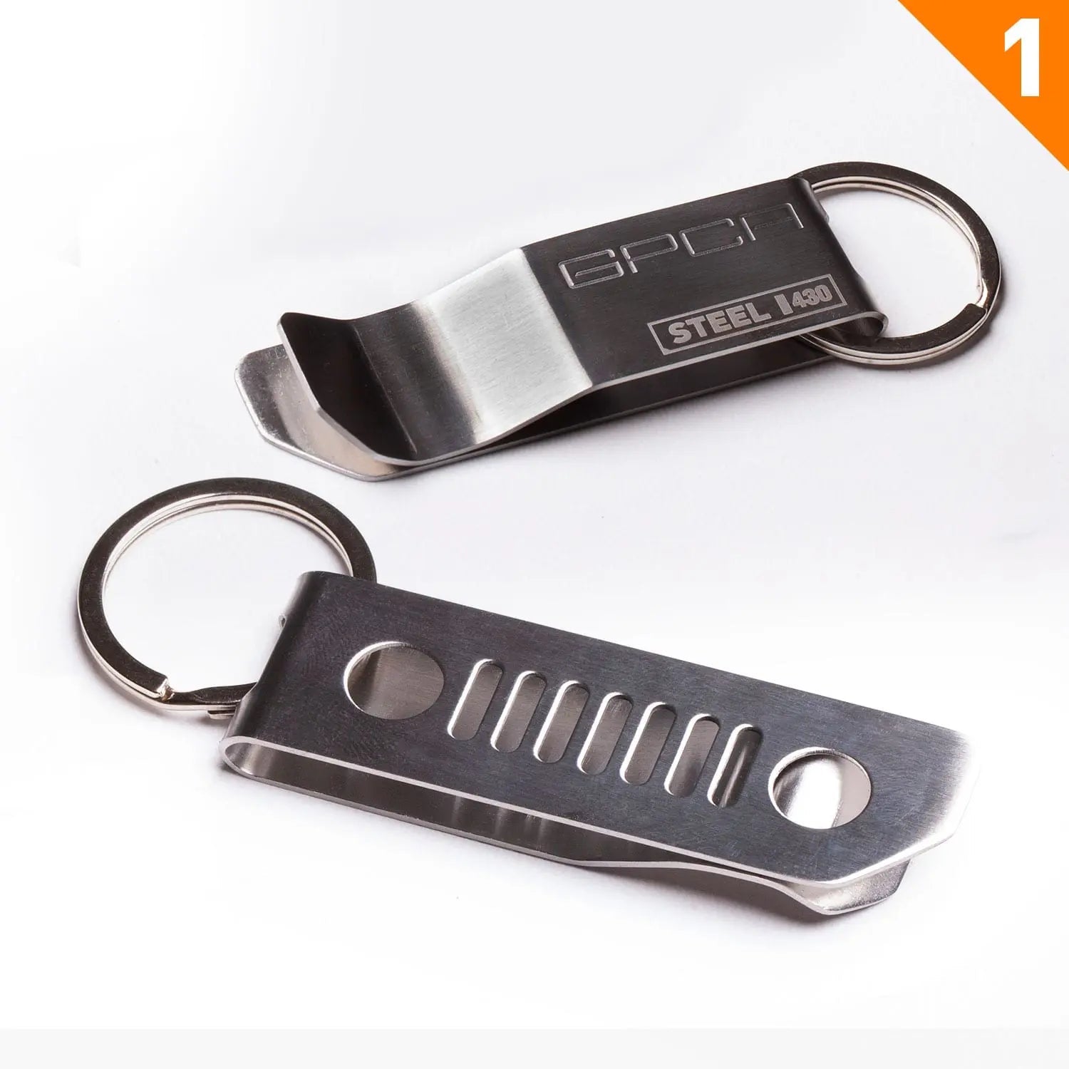 GP Money-clip Keychain - MC-BLK-MC-SS-MC-Ti-  DRIVEN - 16