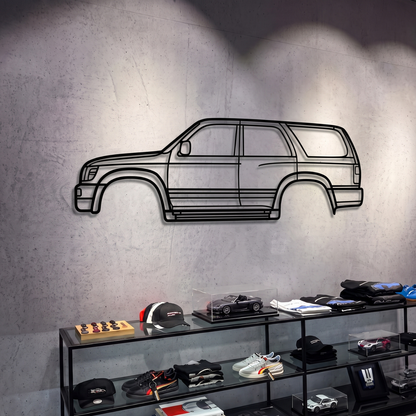 1996 4Runner 3rd Gen (N180)  Metal Car Wall Art - MT0257 - MT0257B49L-  DRIVEN - 2
