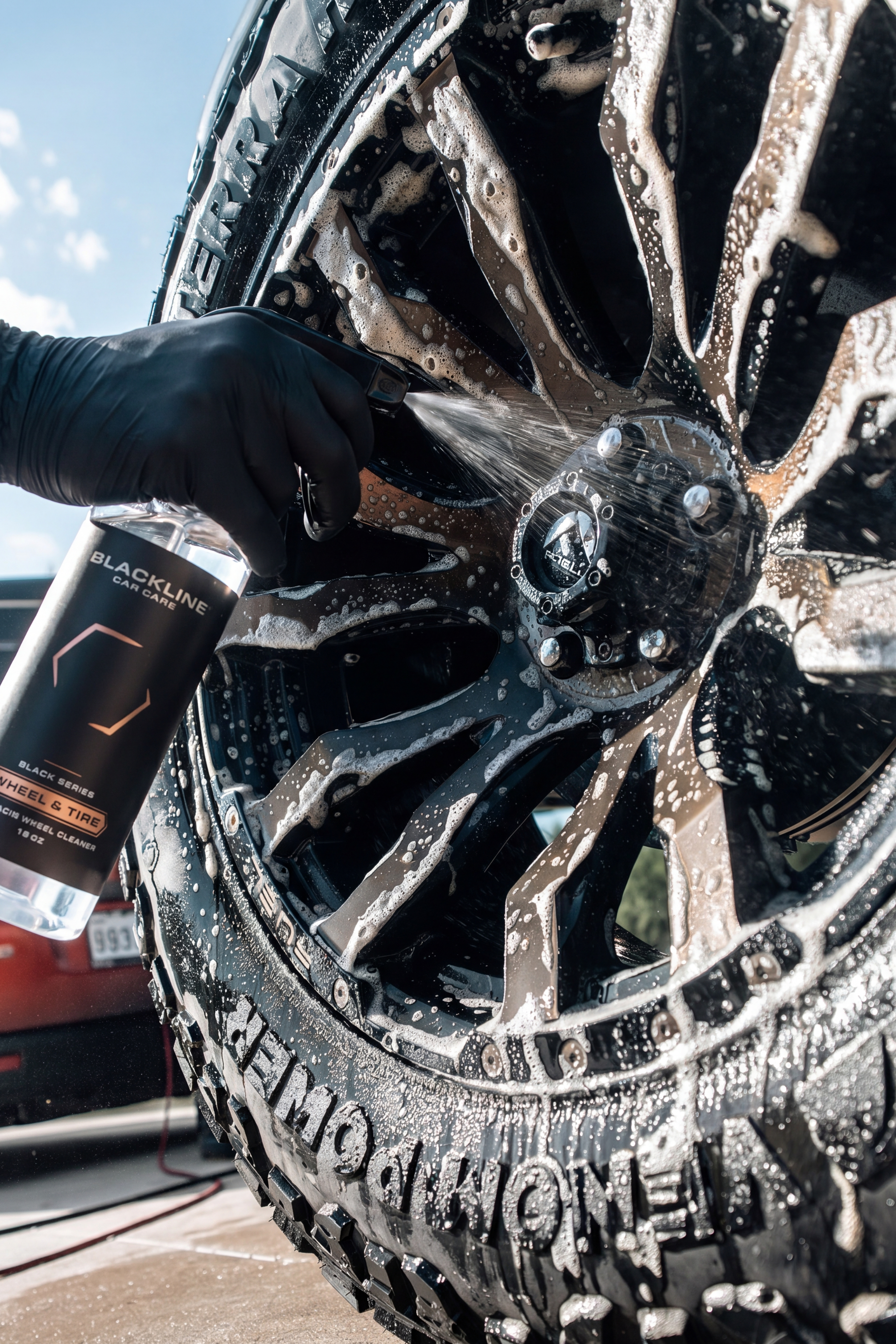 BLACKLINE® WHEEL N' TIRE CLEANER - BLWNT-BLWNT64-  DRIVEN - 3