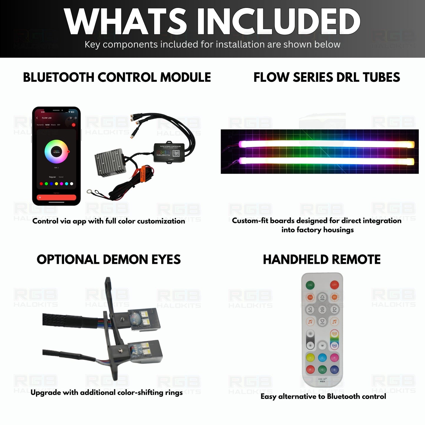 Dodge Durango Multicolor Flow DRL Kit (2021-2026) - G5x2 | A21 | P2   - BX1-G5x2 | E1 | A21 | A11 | P2   - BX4-  DRIVEN - 14
