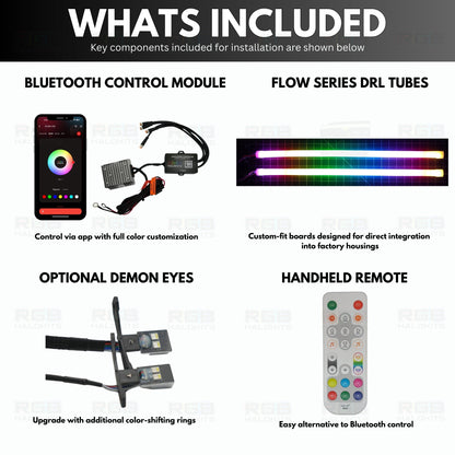Dodge Durango Multicolor Flow DRL Kit (2021-2026) - G5x2 | A21 | P2   - BX1-G5x2 | E1 | A21 | A11 | P2   - BX4-  DRIVEN - 14