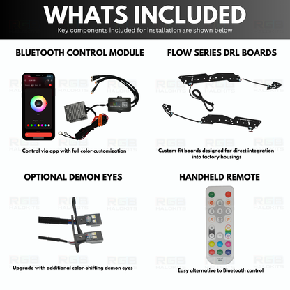Chevrolet Corvette Multicolor DRL Boards (2014-2019) - E14 | A20 | P2   - BX5-  DRIVEN - 8