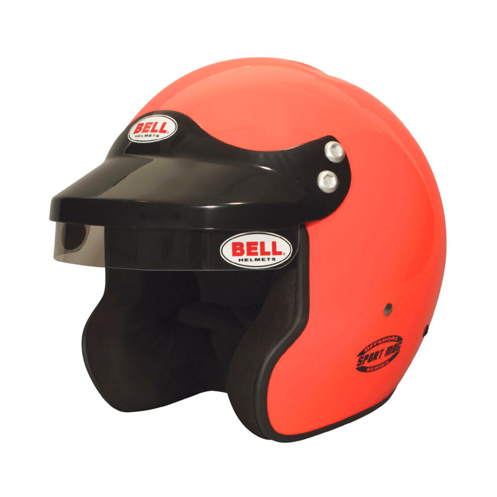Bell SPORT MAG Open Face Helmet - Snell SA2020, Safety Orange | Snell SA2020