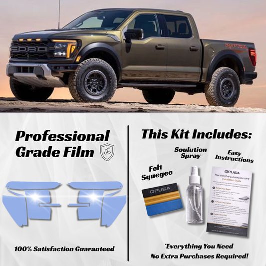Ford F-150 Raptor Headlight PPF Protection Kit (2024-2026) - sku-51572835025028-  DRIVEN - 1