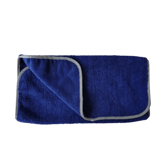 16" x 24" All Purpose Microfiber Towels w/ Silk Wrapped Gray Edge - 12 Pack - DPMT-BG-12-  DRIVEN - 1
