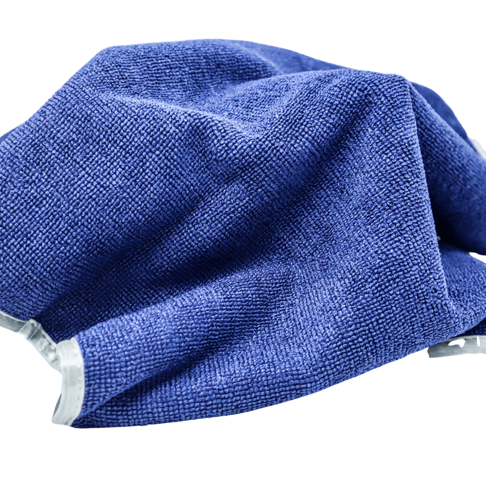 16" x 24" All Purpose Microfiber Towels w/ Silk Wrapped Gray Edge - 12 Pack - DPMT-BG-12-  DRIVEN - 8