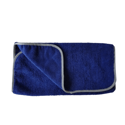 16" x 24" All Purpose Microfiber Towels w/ Silk Wrapped Gray Edge - 12 Pack - DPMT-BG-12-  DRIVEN - 7