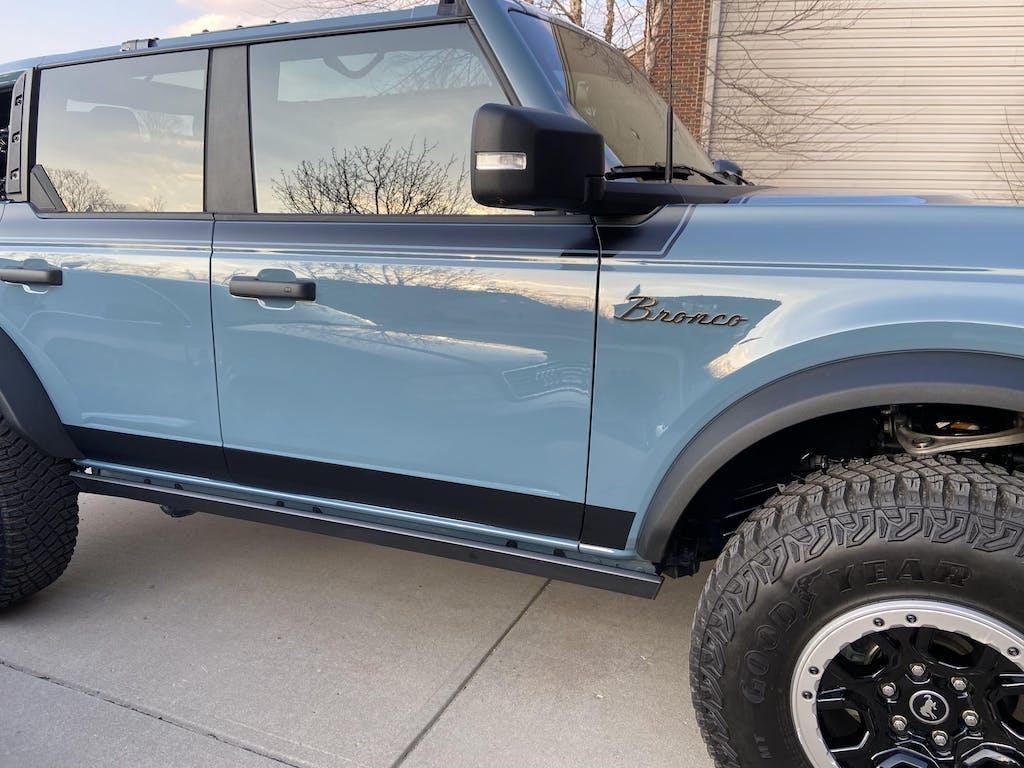 Lower Door Protection - 2021+ Bronco 4 Door - 21BRONCOLWDR-MB-21BRONCOLWDR-MBX2-21BRONCOLWDR-XGB-21BRONCOLWDR-XGBX2-21BRONCOLWDR-3DCF-  DRIVEN - 6