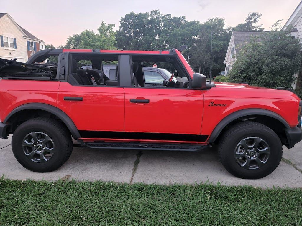 Lower Door Protection - 2021+ Bronco 4 Door - 21BRONCOLWDR-MB-21BRONCOLWDR-MBX2-21BRONCOLWDR-XGB-21BRONCOLWDR-XGBX2-21BRONCOLWDR-3DCF-  DRIVEN - 5