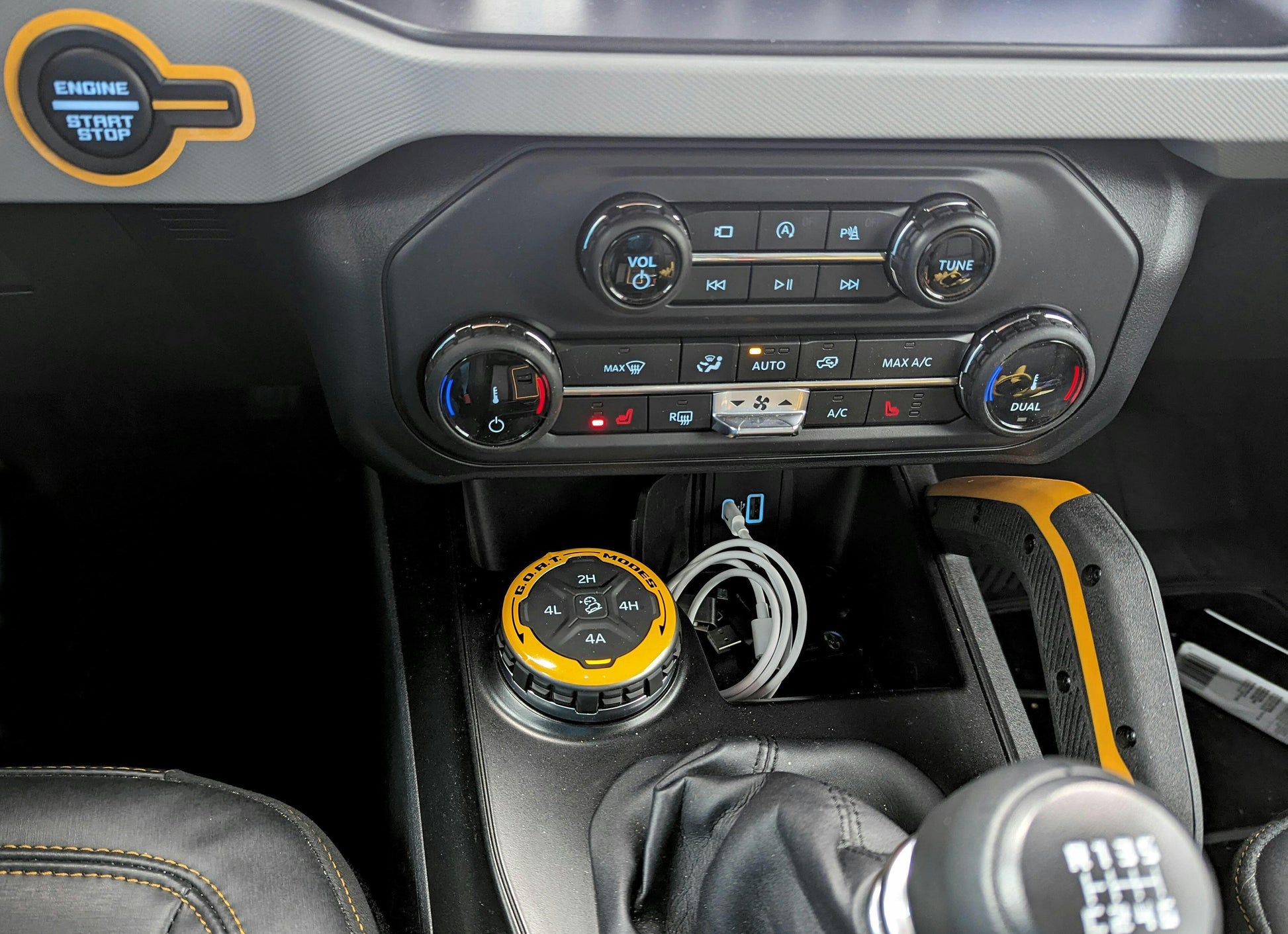 GOAT Mode Dial Ring Overlay V1 - 2021+ Bronco - 21FBGOAT-BO-21FBGOAT-BG-21FBGOAT-RD-21FBGOAT-WH-21FBGOAT-BL-  DRIVEN - 2