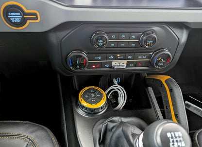 GOAT Mode Dial Ring Overlay V1 - 2021+ Bronco - 21FBGOAT-BO-21FBGOAT-BG-21FBGOAT-RD-21FBGOAT-WH-21FBGOAT-BL-  DRIVEN - 2