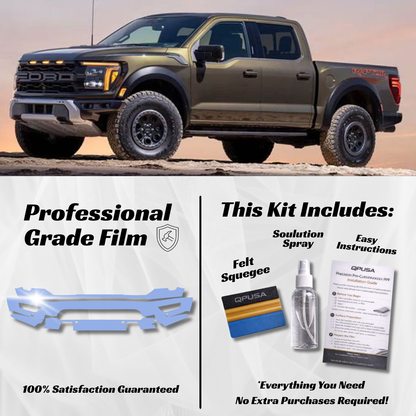 Ford Raptor (2026) Front Bumper PPF Protection Kit - Pre-Cut - sku-51612400451716-  DRIVEN - 1