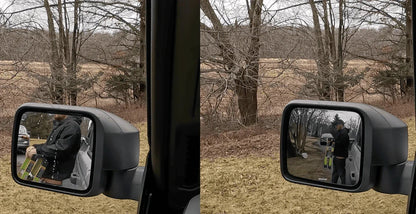 Limited Edition Wide Angle Replacement Mirrors with Turn Signals - 2021+ Bronco - sfb21BRNMIRWIDE-  DRIVEN - 1