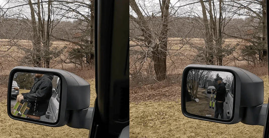 Limited Edition Wide Angle Replacement Mirrors with Turn Signals - 2021+ Bronco - sfb21BRNMIRWIDE-  DRIVEN - 1