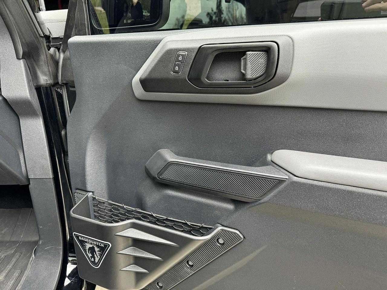 Solid Color Interior Door Handle Overlays (Printed Series) - 2021+ Bronco - 21BRNINTHANDLE-MB-21BRNINTHANDLE-GB-21BRNINTHANDLE-WHM-21BRNINTHANDLE-WHG-21BRNINTHANDLE-AMBM-  DRIVEN - 3