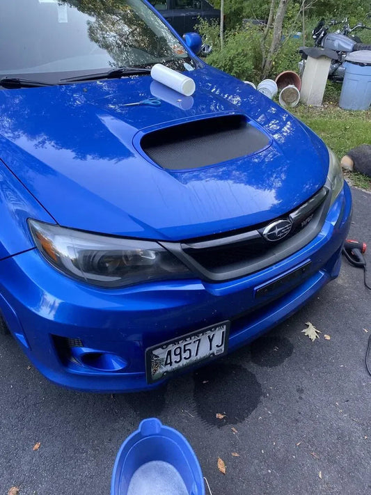 3D Carbon Hood Scoop Overlay fits 2008-2014 WRX / STI - 08WRX3DBHOOD-08WRXGBHOOD-08WRXMBHOOD-  DRIVEN - 2