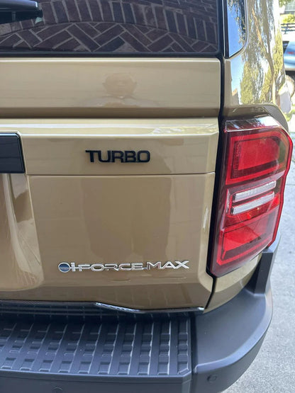 TURBO Acrylic Laser Series Tailgate Badge - 2024+ Land Cruiser / Tacoma / 2025+ 4Runner - 24LC250-TURBO-  DRIVEN - 7