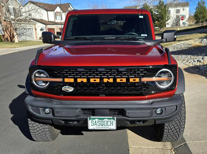 Printed Series  Signature DRL Bar Overlays - 2021+ Bronco (Signature Headlights) - 21BRNCODRLPT-ORMO-21BRNCODRLPT-DSMO-21BRNCODRLPT-LSMO-21BRNCODRLPT-ORBW-21BRNCODRLPT-DSBW-  DRIVEN - 4