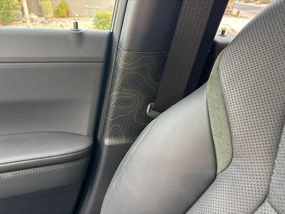 Topographic Seatbelt Panel Protection - 2024+ Land Cruiser / GX550 - 24LC250-SB-TP.WH-24LC250-SB-TP.JA-24LC250-SB-TP.HB-24LC250-SB-TP.VB-24LC250-SB-TP.AG-  DRIVEN - 6