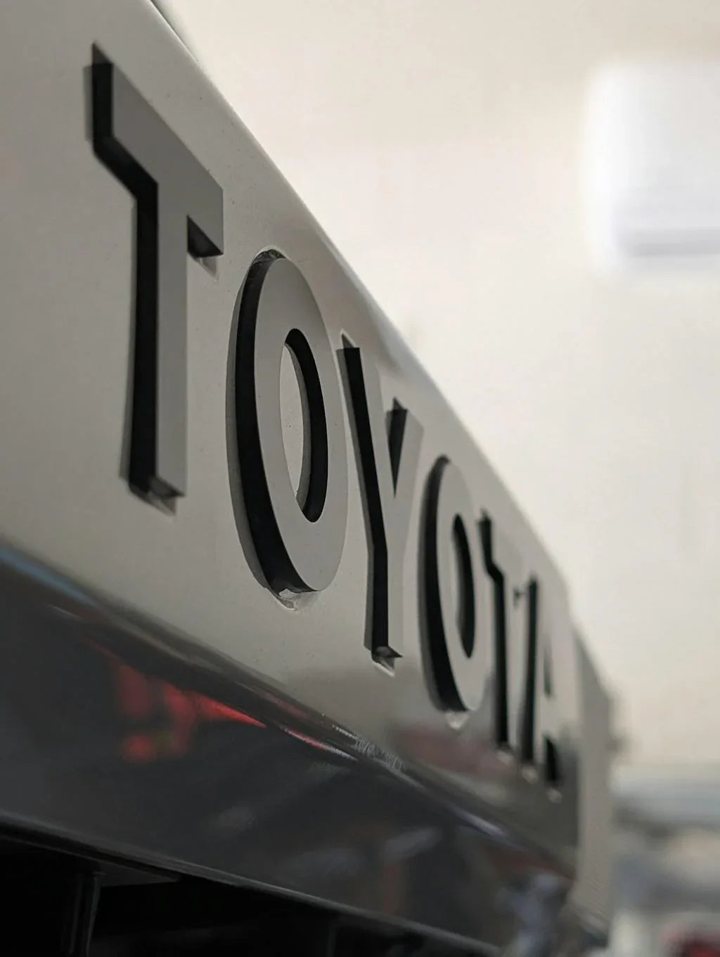 TOYOTA Rear Hatch Liftgate Acrylic Emblem Inlays - 2025+ 4Runner - 254RUNNER-RT-AC-WH-254RUNNER-RT-AC-GB-254RUNNER-RT-AC-MB-254RUNNER-RT-AC-OR-254RUNNER-RT-AC-RD-  DRIVEN - 6