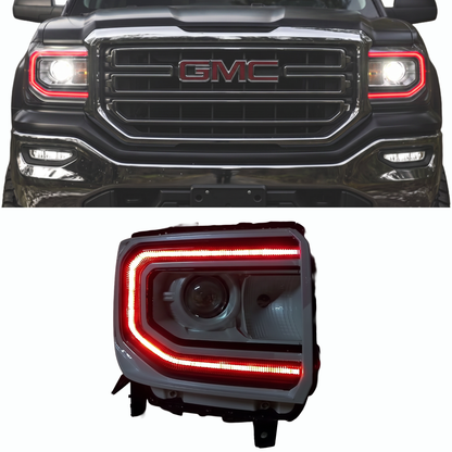 GMC Sierra 1500 Multicolor DRL Boards (2016-2018) - E21 | A12 | P2   - BX5-  DRIVEN - 1