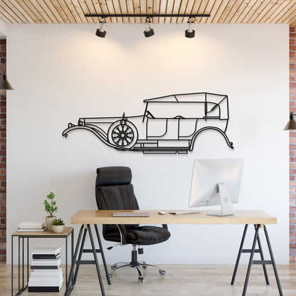 1907 Silver Ghost Metal Car Wall Art - MT0003 - MT0003B49L-  DRIVEN - 1